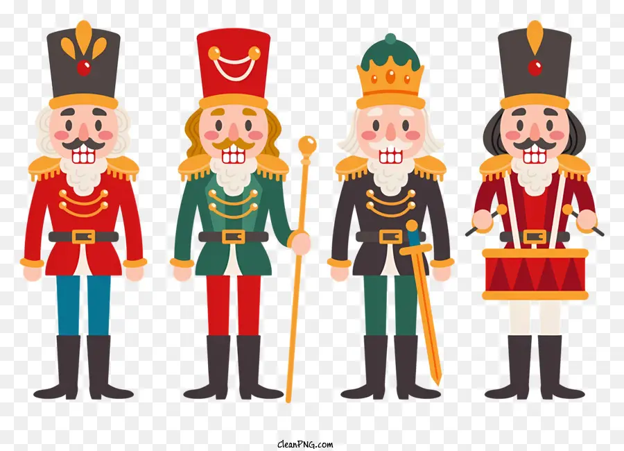 Lính Hoàng gia Phong cách phong cách Trumpet Sword - Những người lính vương giả đứng trong đội hình phòng thủ, đại diện cho sức mạnh