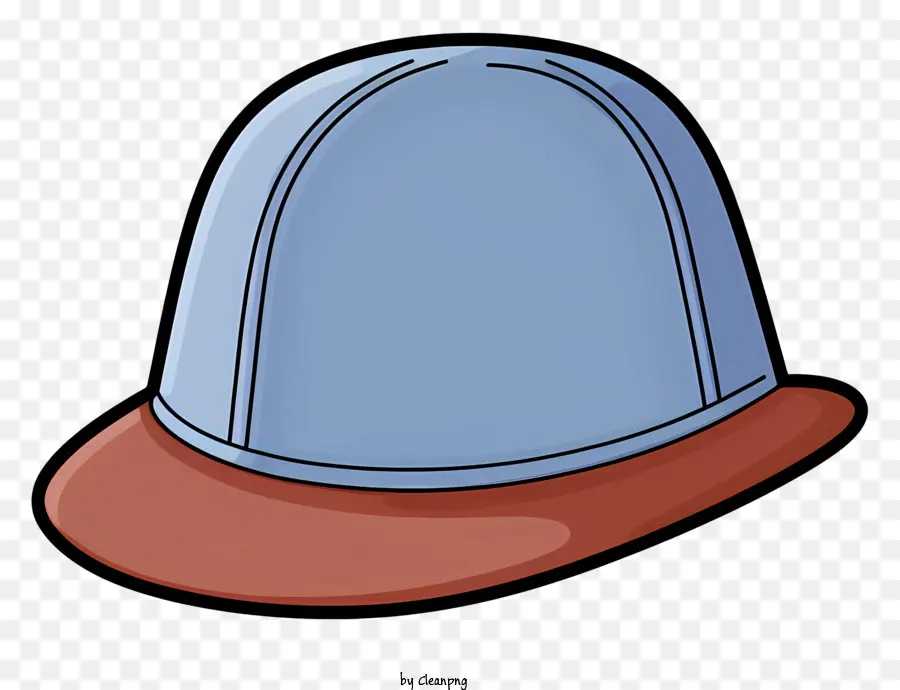estate cappello - Cappello di paglia con fodera blu per la protezione solare