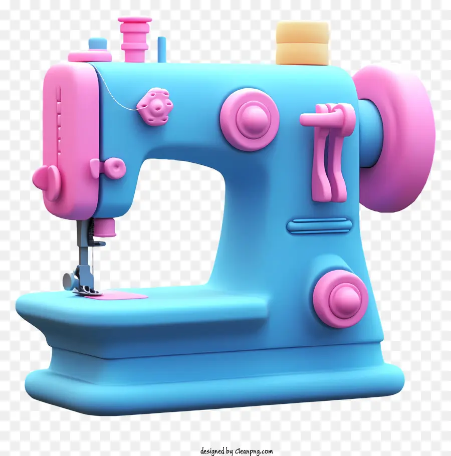 Nähmaschinen rosa Nähmaschine Blaue Nähmaschine Kleine Nähmaschine Open Hülle Nähmaschine - Kleine, rosa und blaue Nähmaschine in gutem Zustand