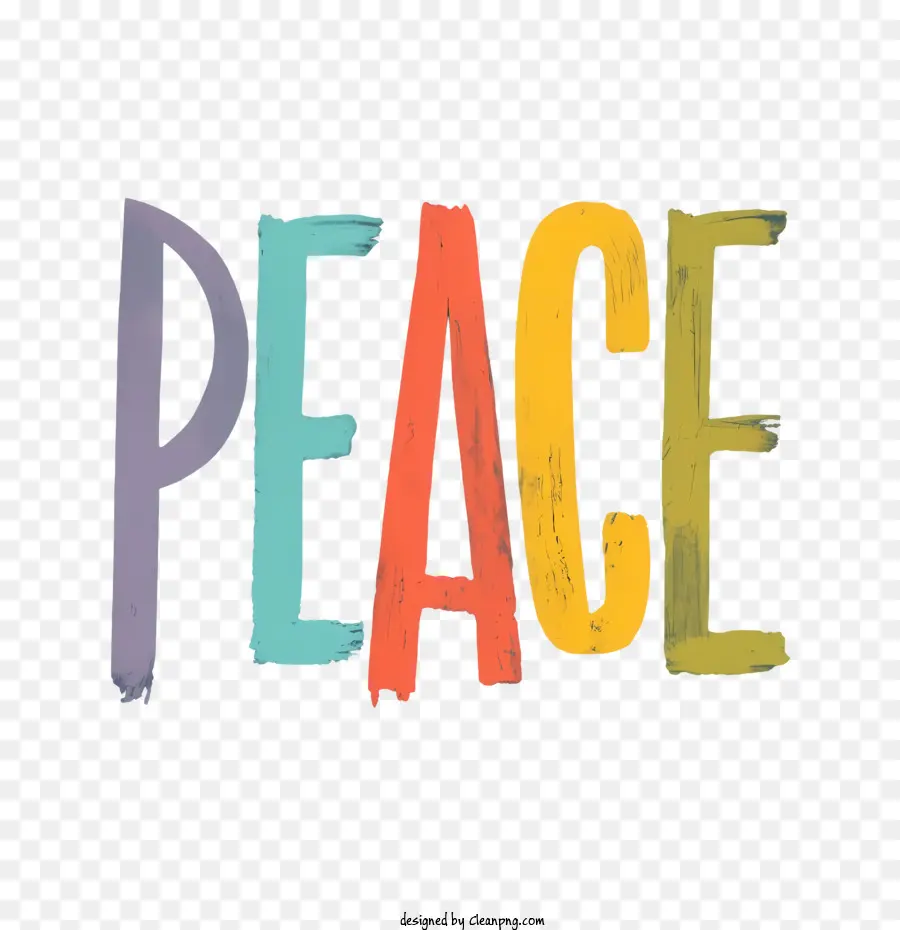 peace peace colorful vibrant happy