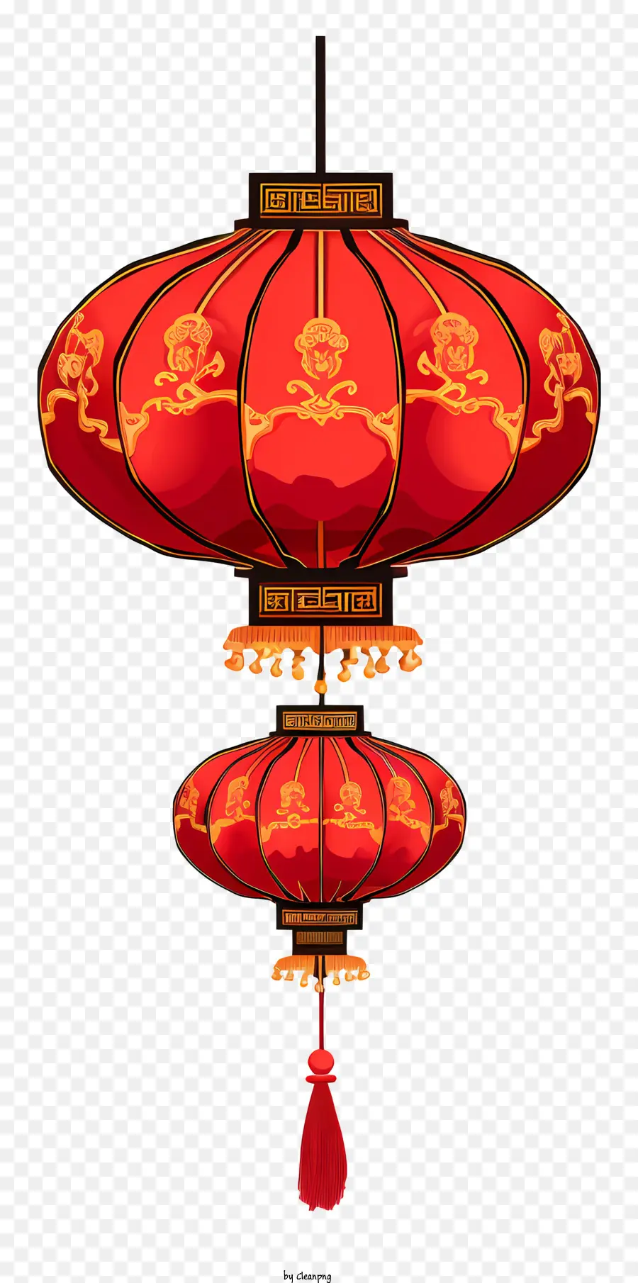 Lễ hội đèn lồng Đèn lồng Đèn lồng Đèn lồng Trung Quốc truyền thống Trung Quốc Lễ hội Trung Quốc Văn hóa Trung Quốc - Đèn lồng truyền thống của Trung Quốc với giấy đỏ và vàng
