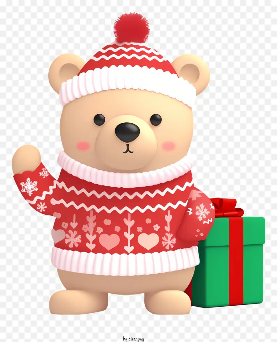 gấu teddy - Gấu bông dễ thương với hiện tại và áo len