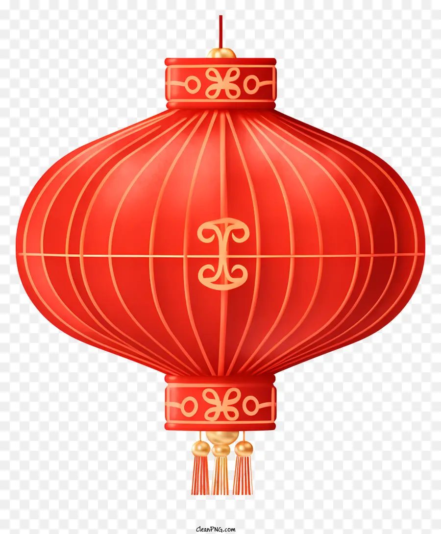 Red Lantern Chinese Dekoration Festivals Traditionelle Laterne rote Seide - Rote Laterne mit goldenen Details hing festlich