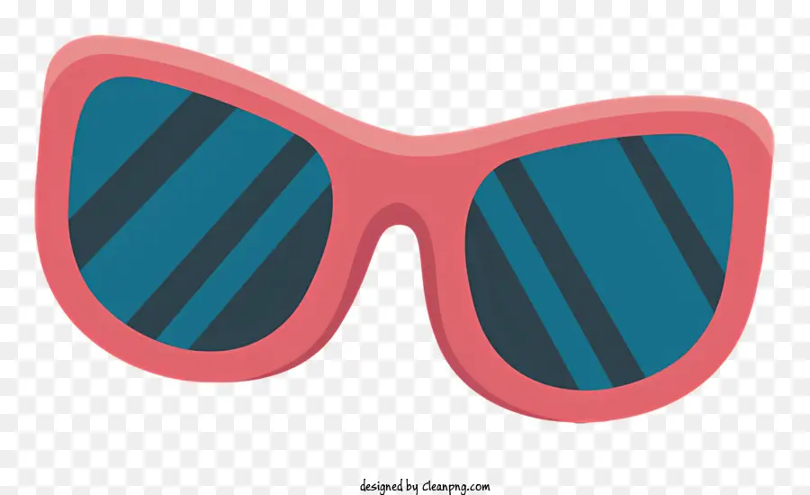 kính râm kính màu xanh lục màu hồng có khung hình kính thời trang kính râm phong cách - Ống kính màu xanh lam và kính râm khung màu hồng