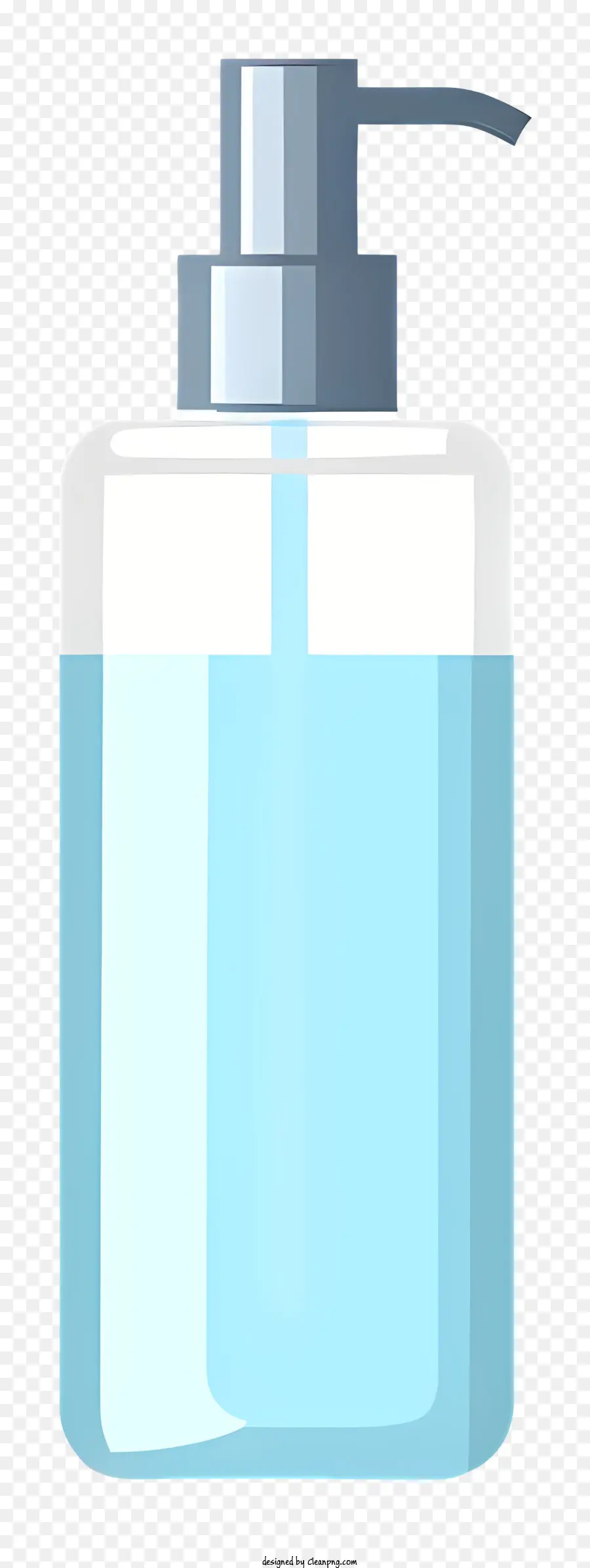 Seifenflaschenseife Spender transparenter Seife Schwarzer Hintergrund rechteckige Flasche - Transparente Flasche Seife mit Spender oben