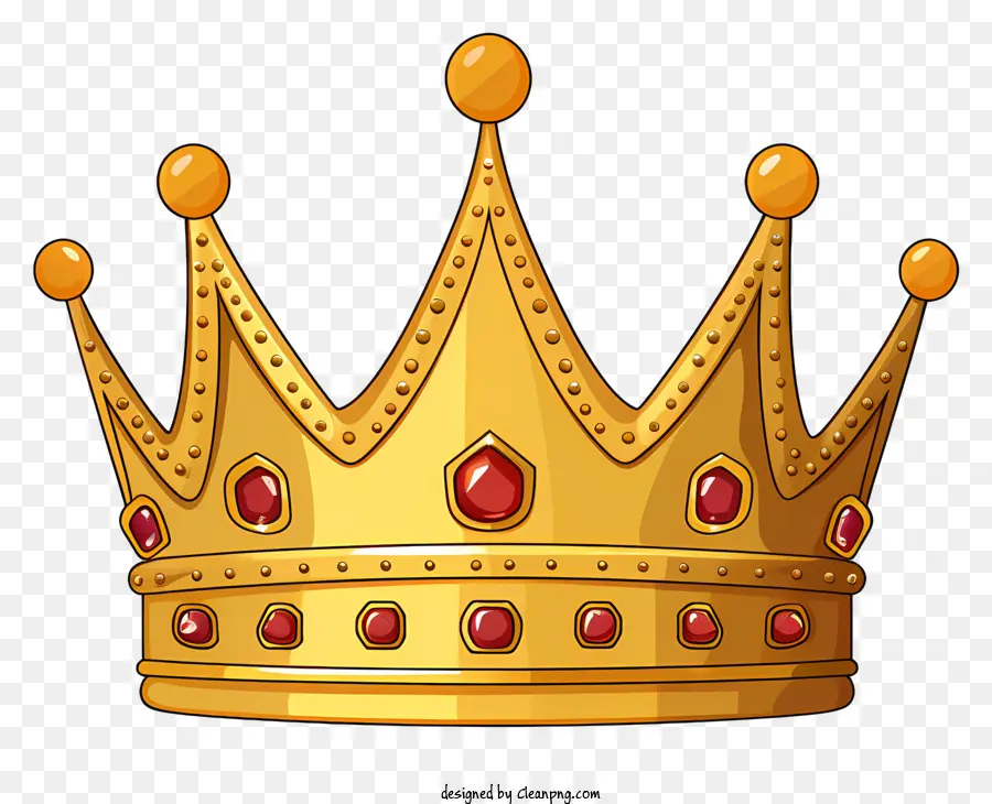 vương miện - Gold Crown với đầu kim cương đại diện cho hoàng gia, sự giàu có