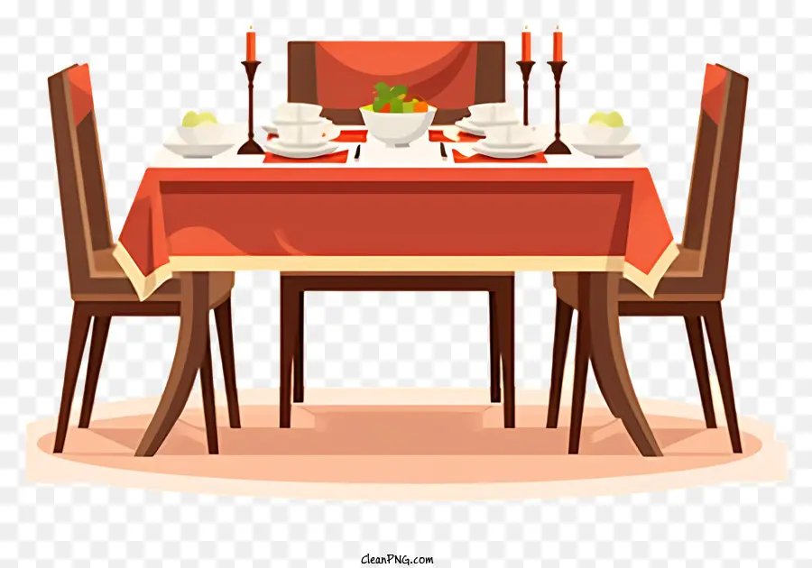 ghế bàn ăn - Bàn ăn cho sự kiện đặc biệt lãng mạn
