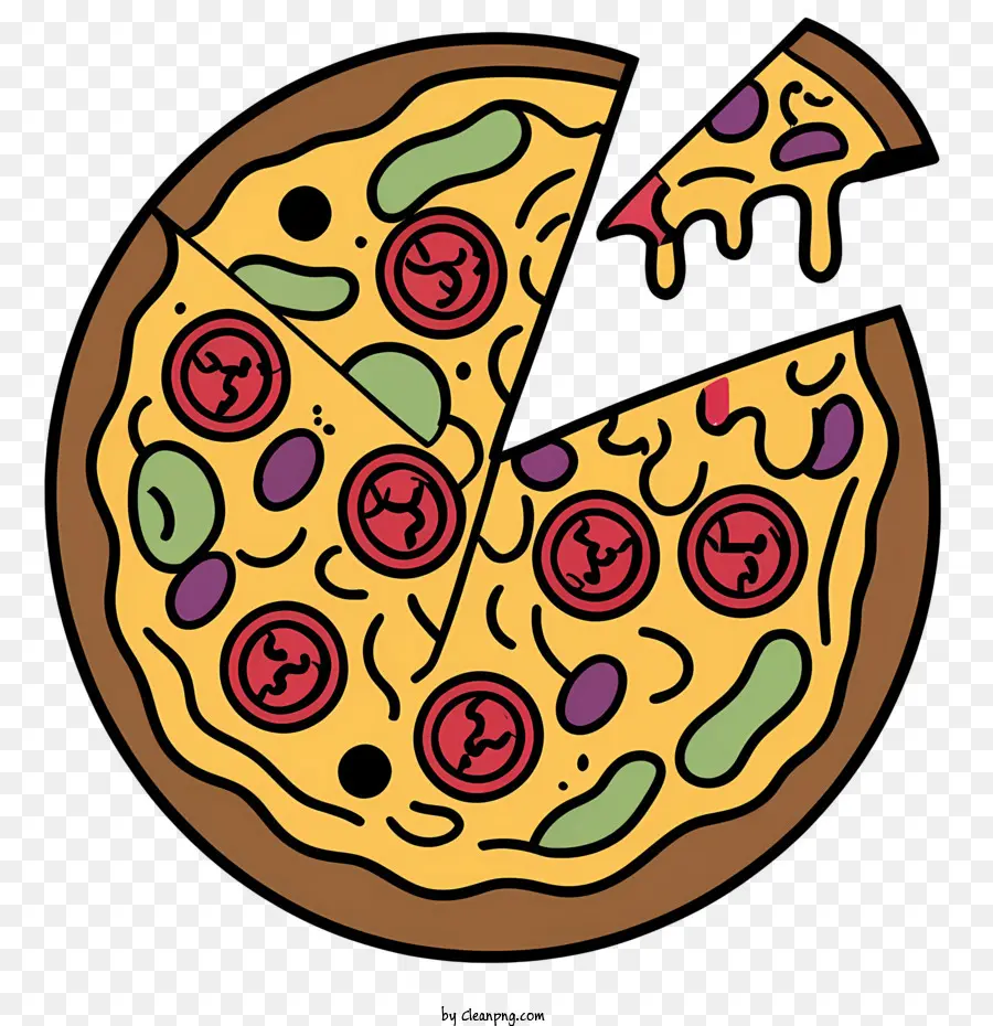 una fetta di pizza - 