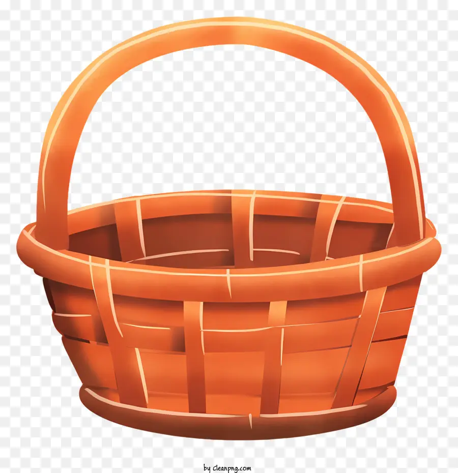 basket red basket empty basket cut-out basket black background