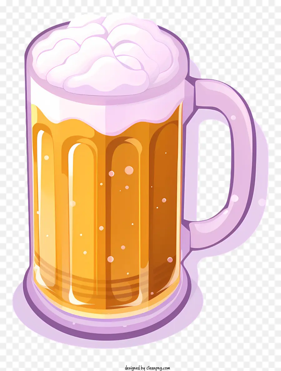 Pint Glass Bierschaum schaumig cremig - Pintglas mit schaumigem Bier, cremiges Aussehen