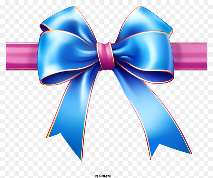 Blue and pink silky ribbons in a bow png download - 4336*3396 - Free  Transparent Blue Ribbon png Download. - CleanPNG / KissPNG