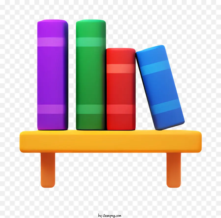 wooden bookshelf multiple books different colors stacked books black background