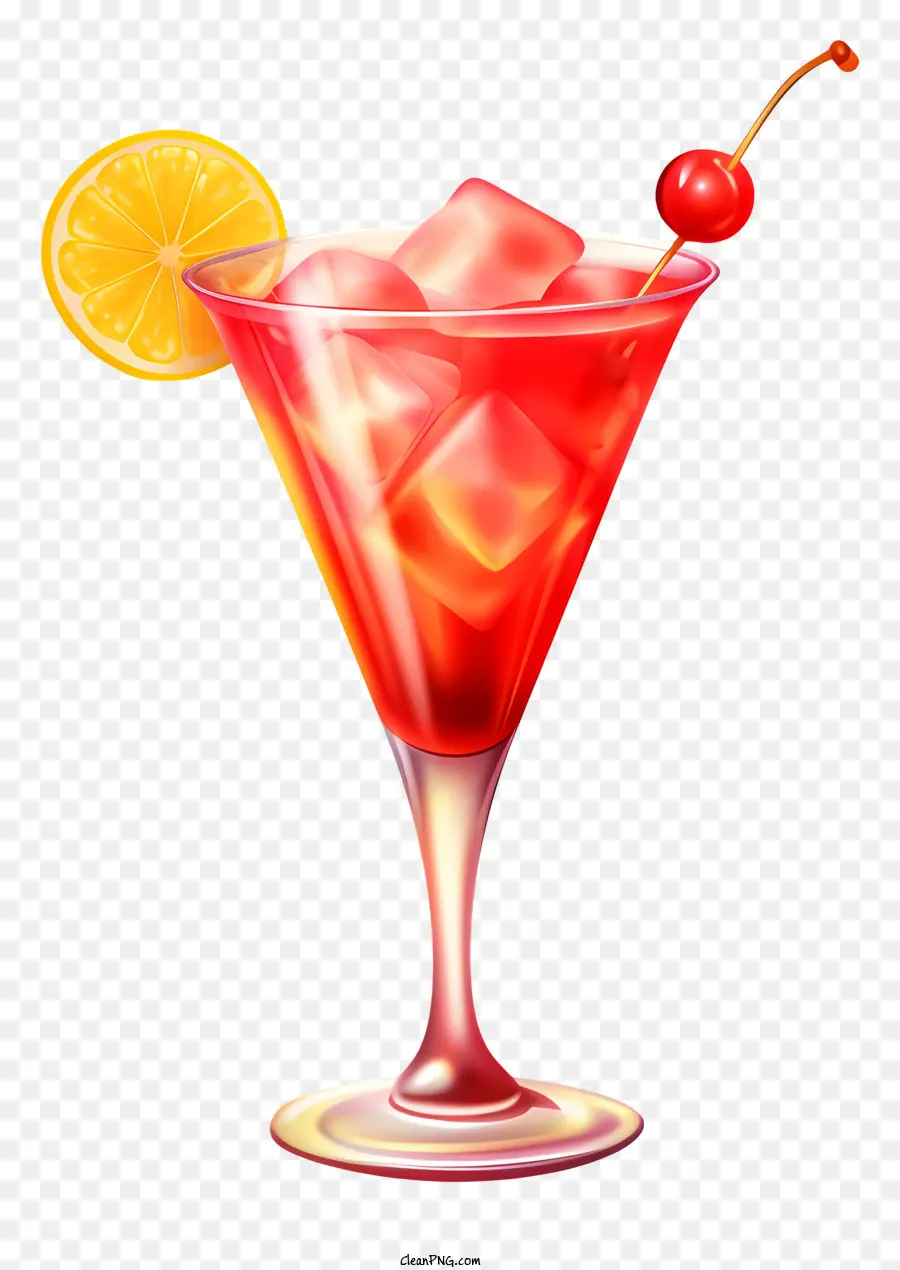 Sommer drink - Rotweingetränk mit Eis und Orangenschale