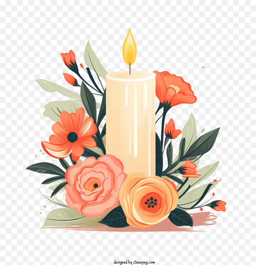 All Souls Day Flower Candle Blumen Blumenarrangement Vase - 