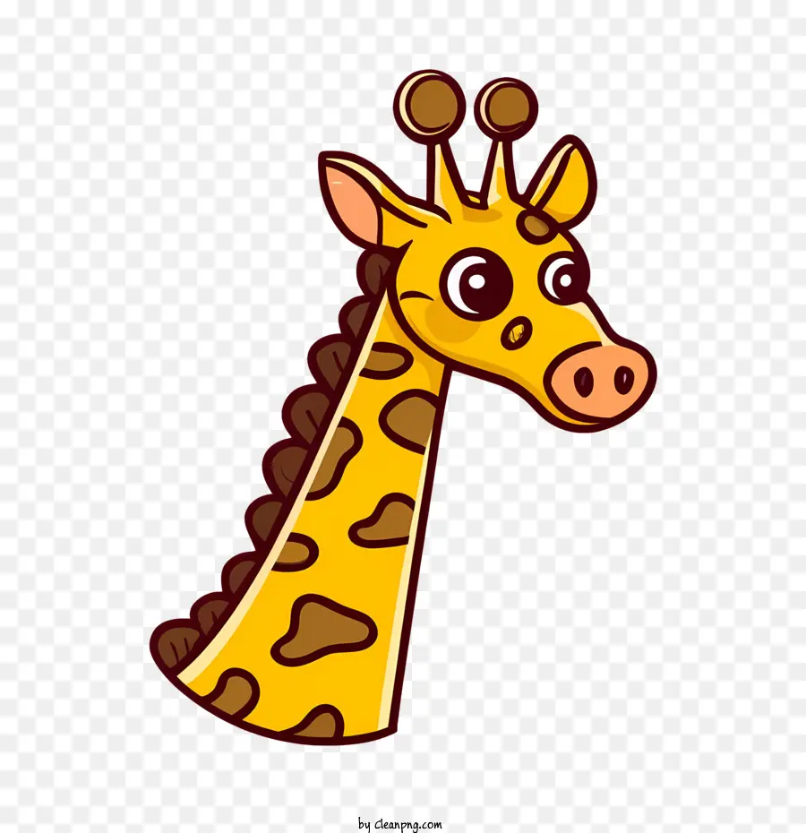 Cartoon giraffe giraffe cartone animato simpatico animale - 