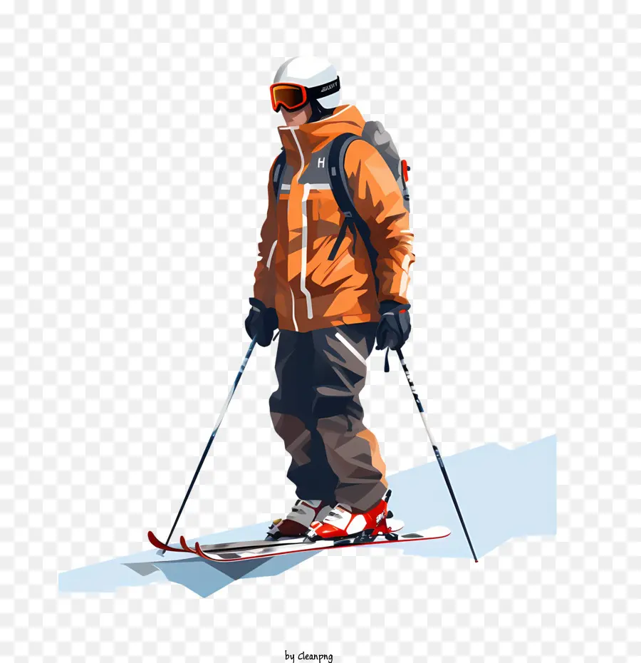 Ski Day Skier Ski Snowboard Sport invernale - 