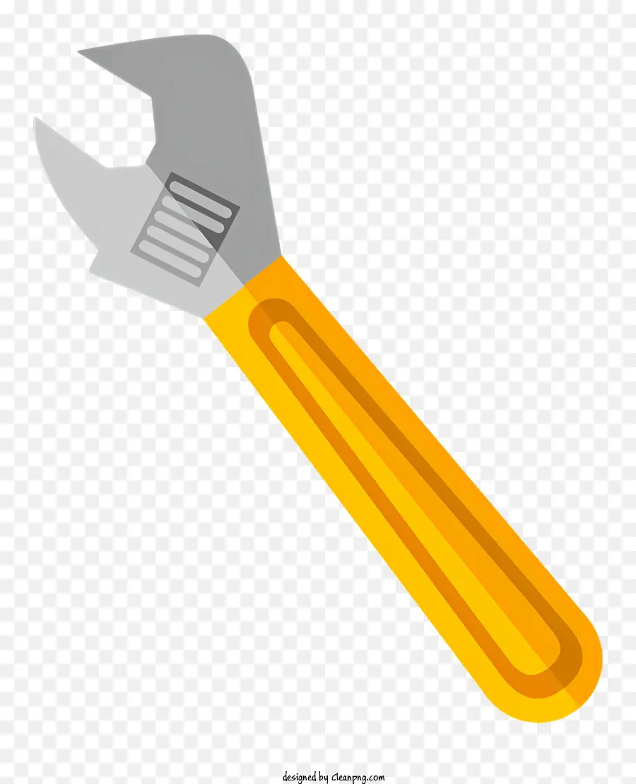 wrench yellow handle black handle tool mechanic