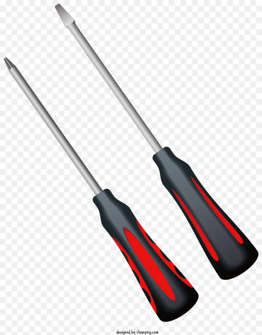 Kích thước tay cầm màu đỏ tay cầm màu đen điều kiện ánh sáng - Một cặp kìm với tay cầm màu đỏ và đen