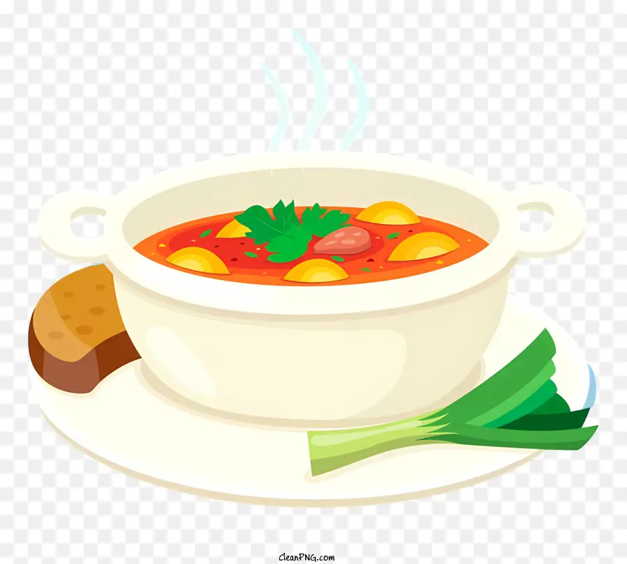 Suppe Tomatensuppe heiße Suppe Gemüse Suppe Kartoffelsuppe - Tomatensuppe mit Gemüse und Brottopping