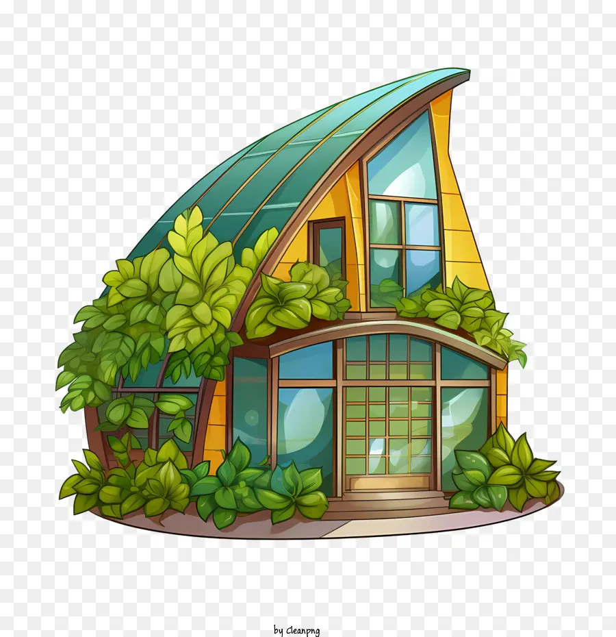 Eco House Greenhouse Sostenibile vivente ecologico ecologico - 