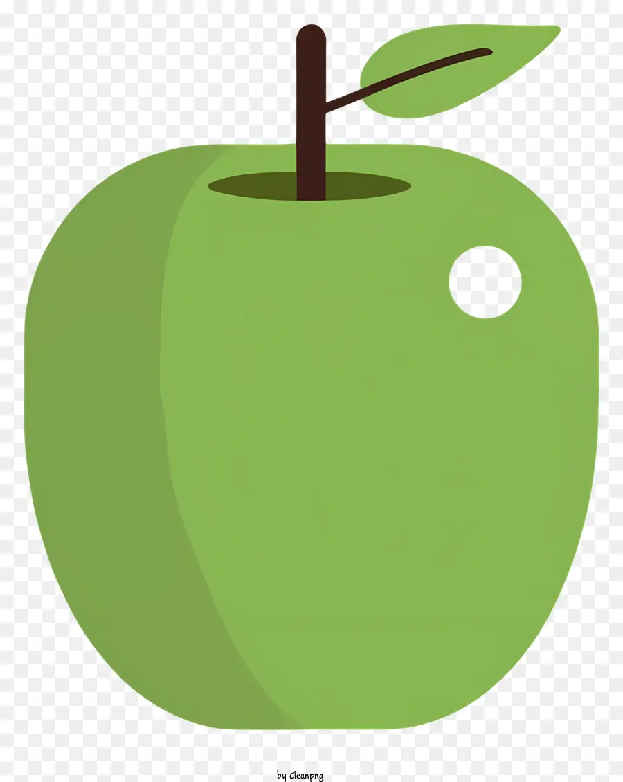 Melio di mela verde eliminato dallo sfondo nero di mela Immagine Apple poco chiaro - Mela verde con morso su sfondo nero. 
Scopo poco chiaro
