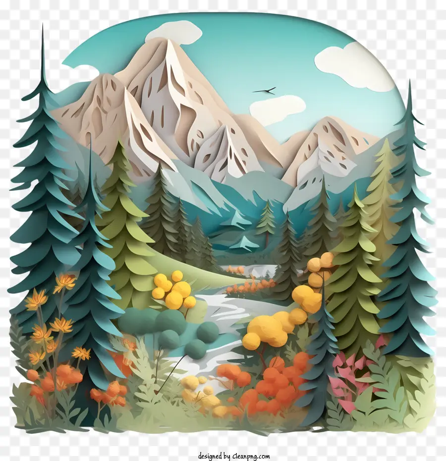 Mountain Forest Mountain Forest Herbst River - 