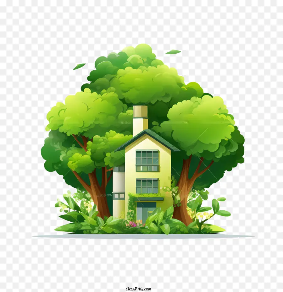 Eco House House Tree Nature Green - 