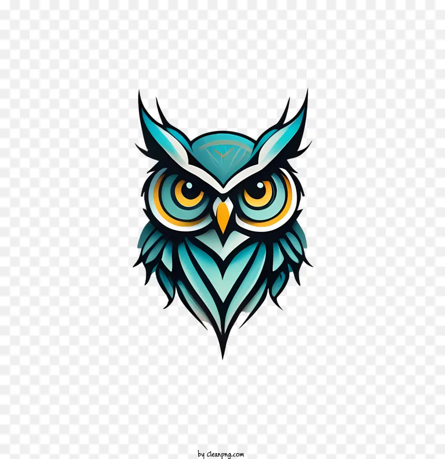 Logo Owl Logo Động vật hoang dã đầu chim - 