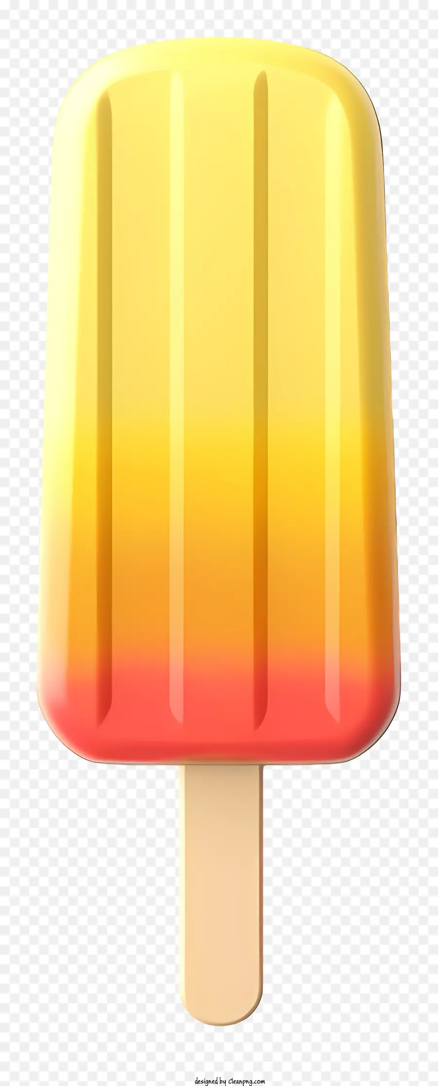 arancione - Lollipop a strisce colorate su uno sfondo nero