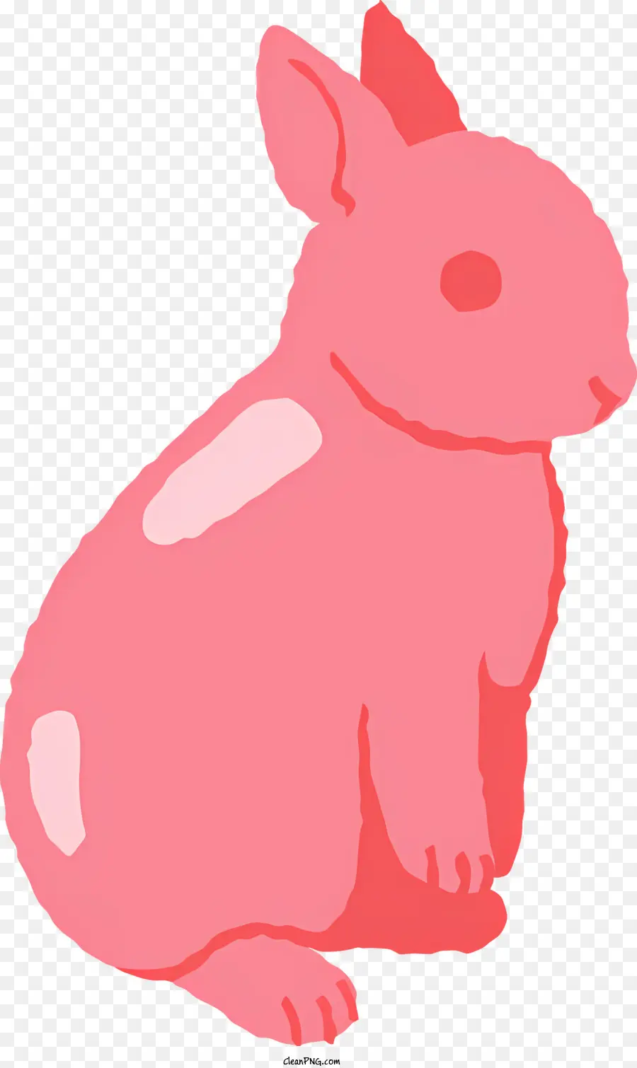 Cartoon Kaninchen Kaninchen rosa süßen Cartoon - 