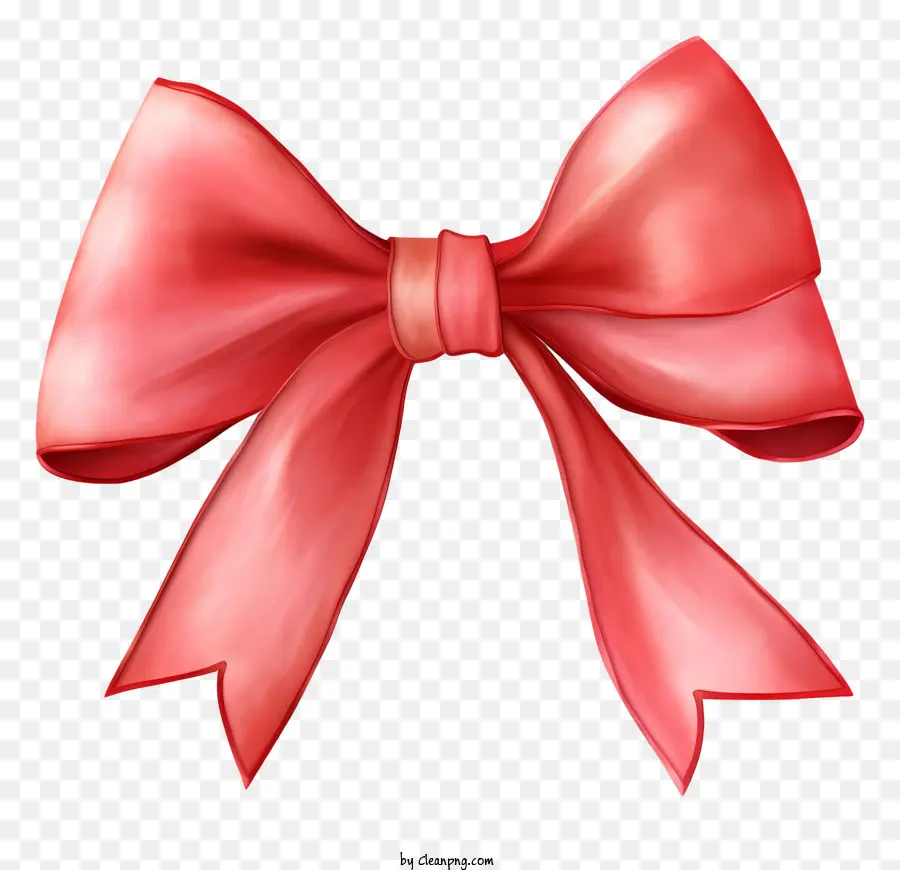 Pink Ribbon Bogen rot und rosa Ribbon Bogenform gebundene Bogen offene Bogen - Bild: Pink Ribbon Bogen aus rotem und rosa Band