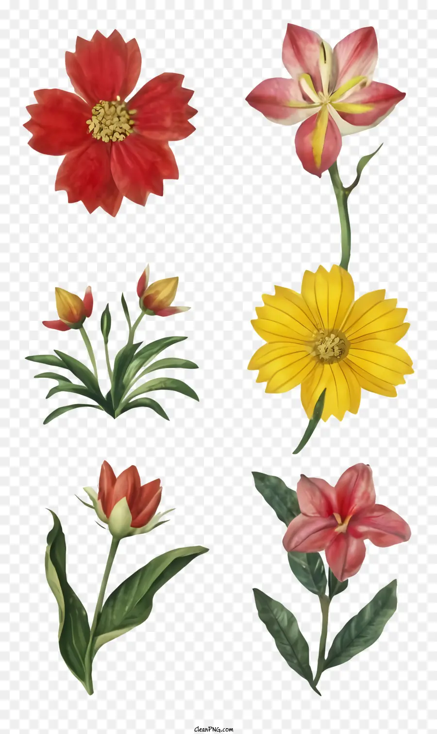 Blumenstrauß - Lebendiger Strauß frischer Blumen, die elegant angeordnet sind