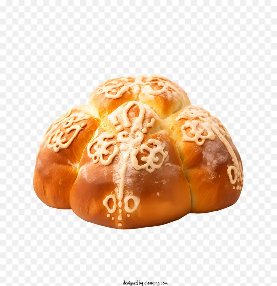 pan de muerto bread braided artistic pastry