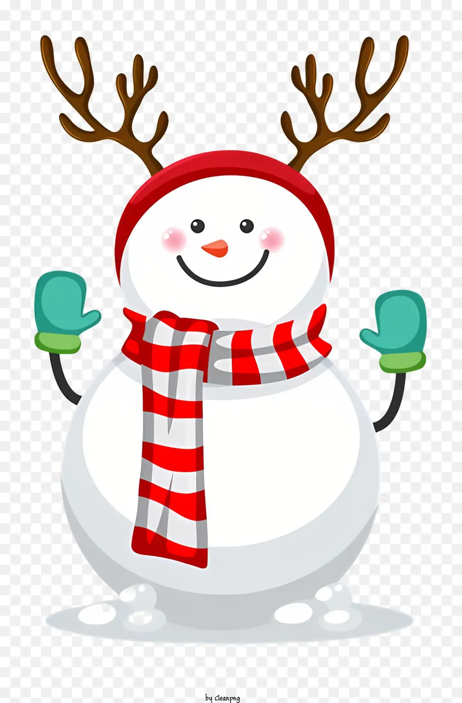 Pupazzo di neve - Snowman realistico con accessori a tema per le vacanze