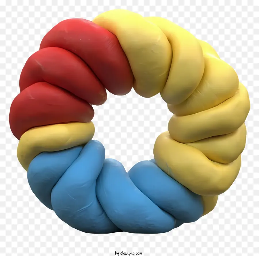 nút màu màu sáp màu vàng nhựa màu vàng - Nút tròn làm bằng màu vàng, xanh và đỏ