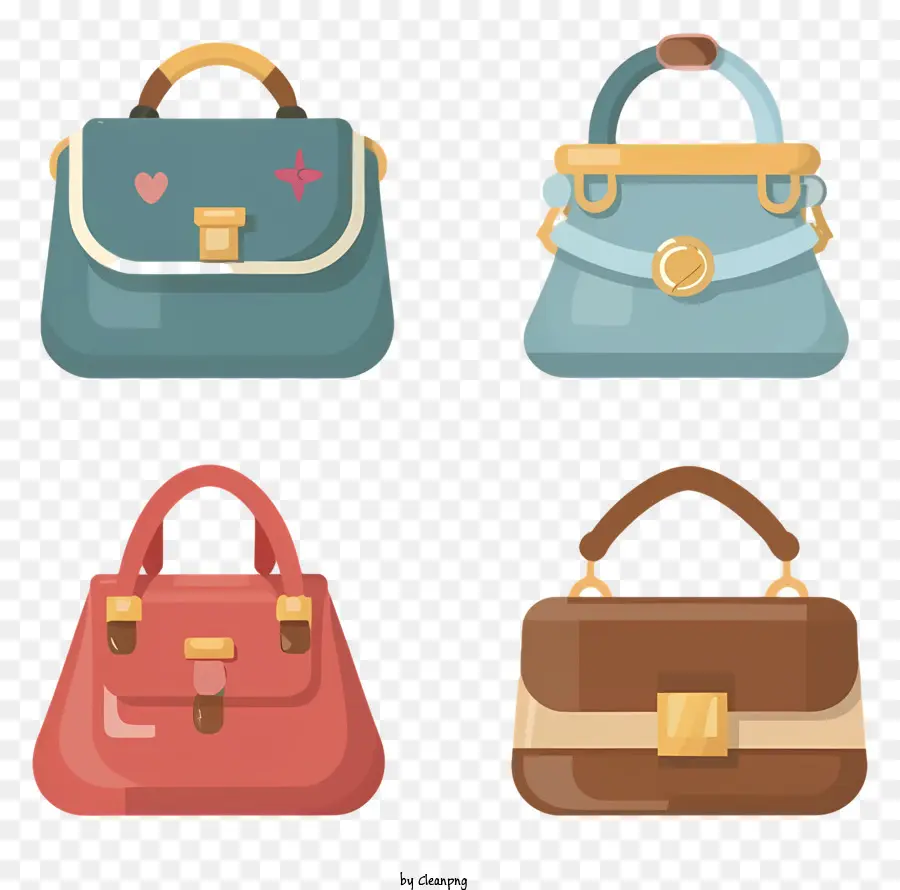 Handtaschen braune Handtaschen Beige Handtaschen Leder Handtaschen minimaler Stil - Verschiedene farbige Lederhandtaschen von Models