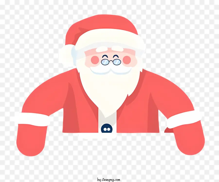 Santa Claus Cartoon - Cartoon -Darstellung des Weihnachtsmanns, kein Schaden