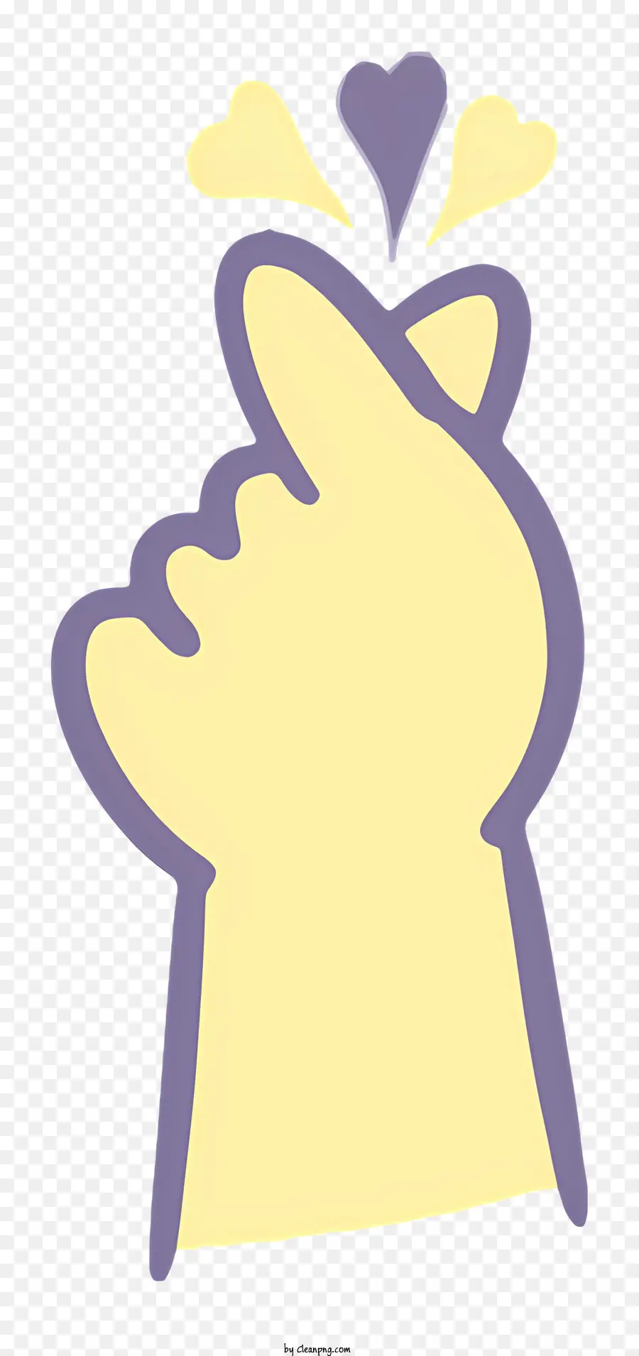 Herz symbol - Nahaufnahme Bild eines Herzsymbol Hands