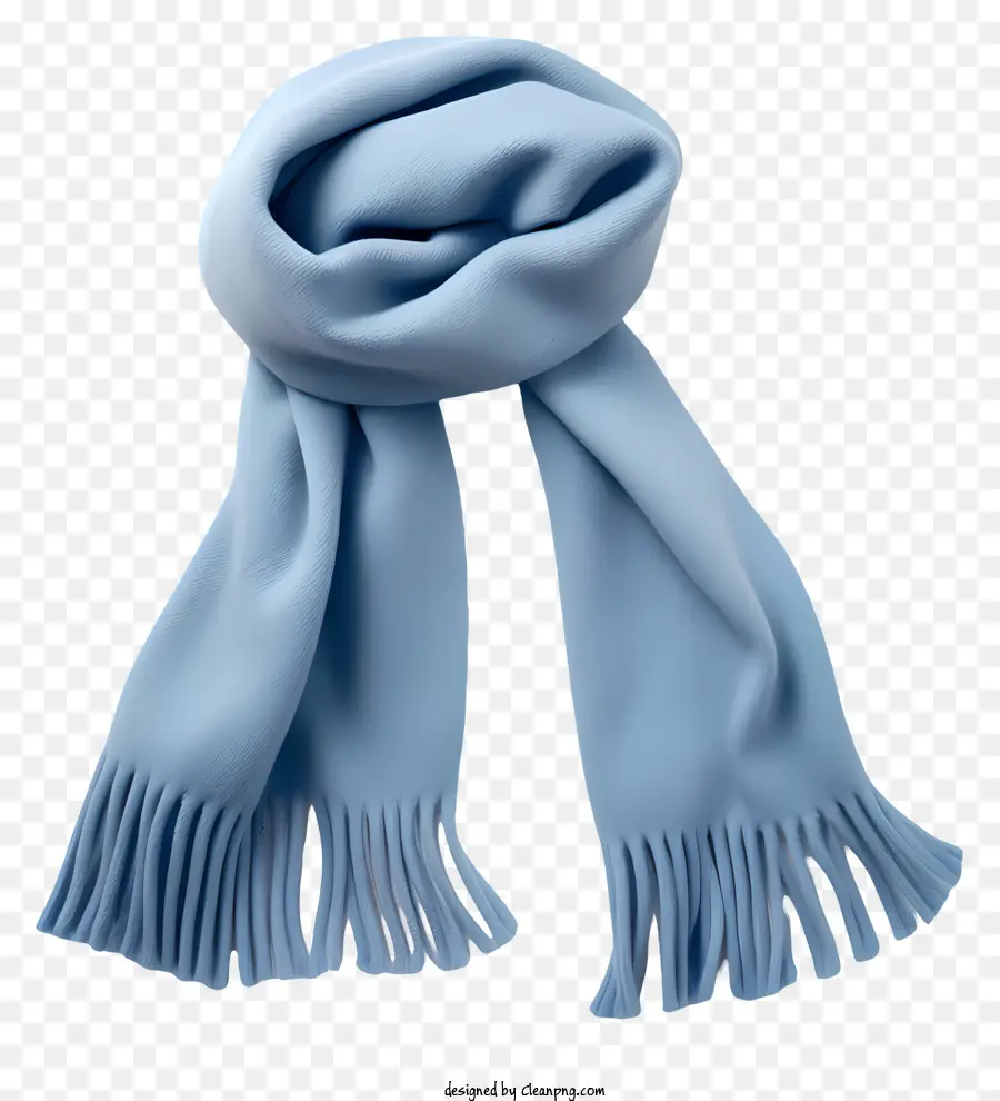 Khăn quàng cổ màu xanh nhạt khăn quàng cổ khăn quàng cổ bằng khăn quàng - Khăn quàng rìa màu xanh nhạt làm từ vật liệu nhẹ