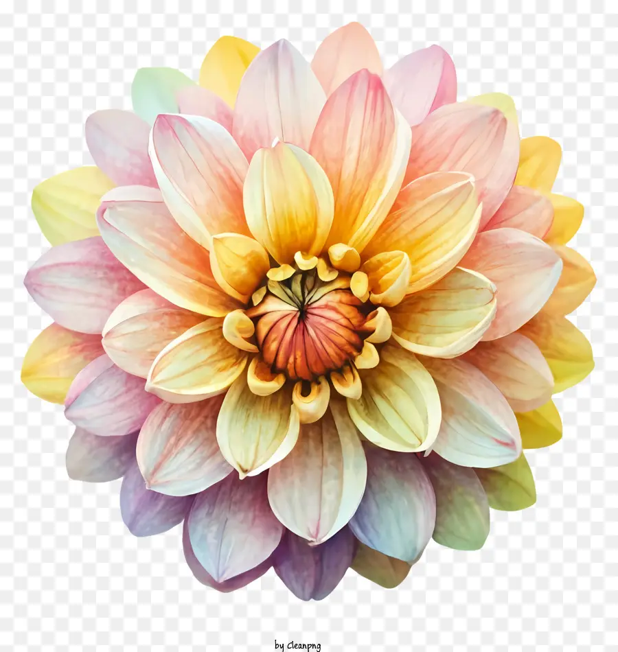 Bellezza floreale - Colorato narcisi sullo sfondo nero