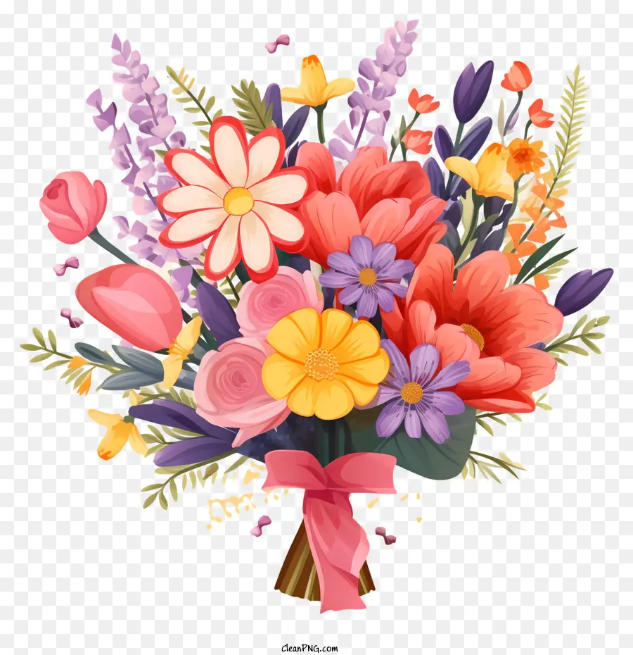 bouquet di fiori - Bouquet colorato di fiori che simboleggia l'amore e l'apprezzamento