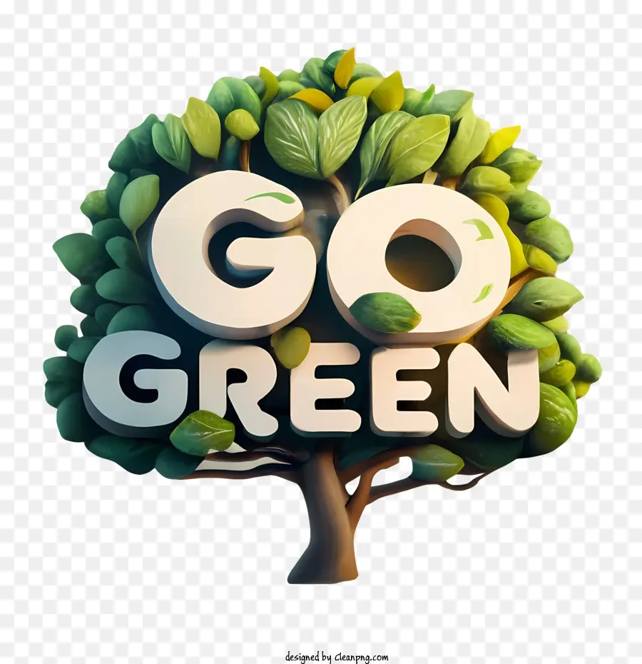 Go Green Go Green Environment Sustainability Eco Friendly - 