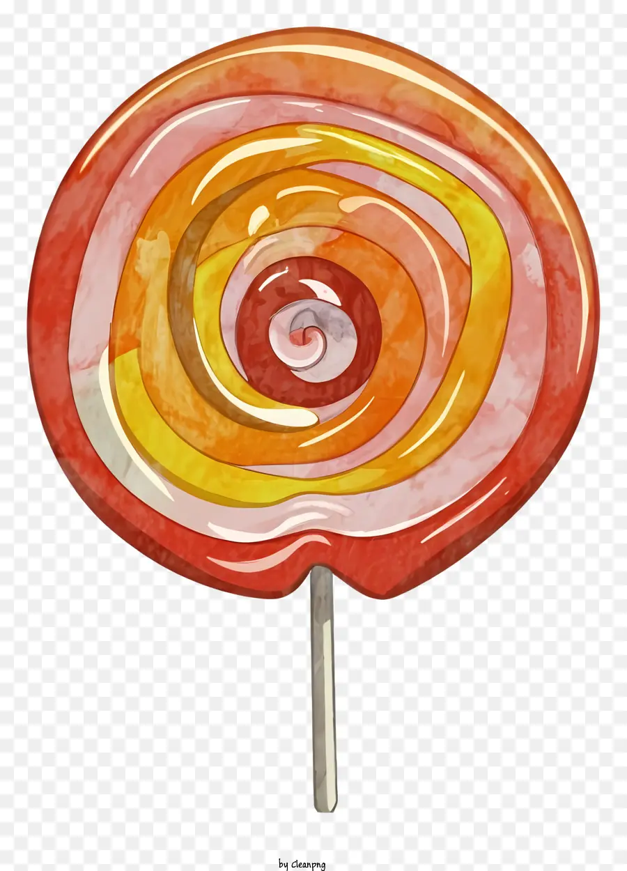Lollipop màu đỏ kẹo mút màu vàng kẹo mút kẹo me - Lollipop đầy màu sắc với xi -rô, kích thước không được chỉ định