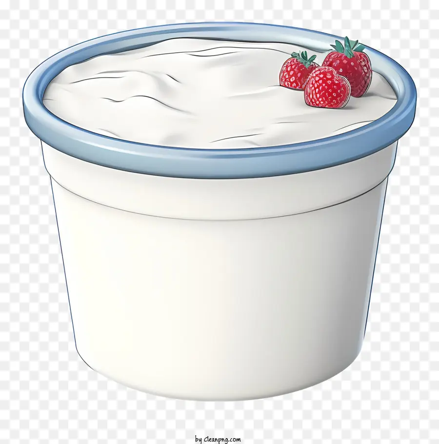 vanilla ice cream fresh strawberries bowl of ice cream dessert strawberry toppings