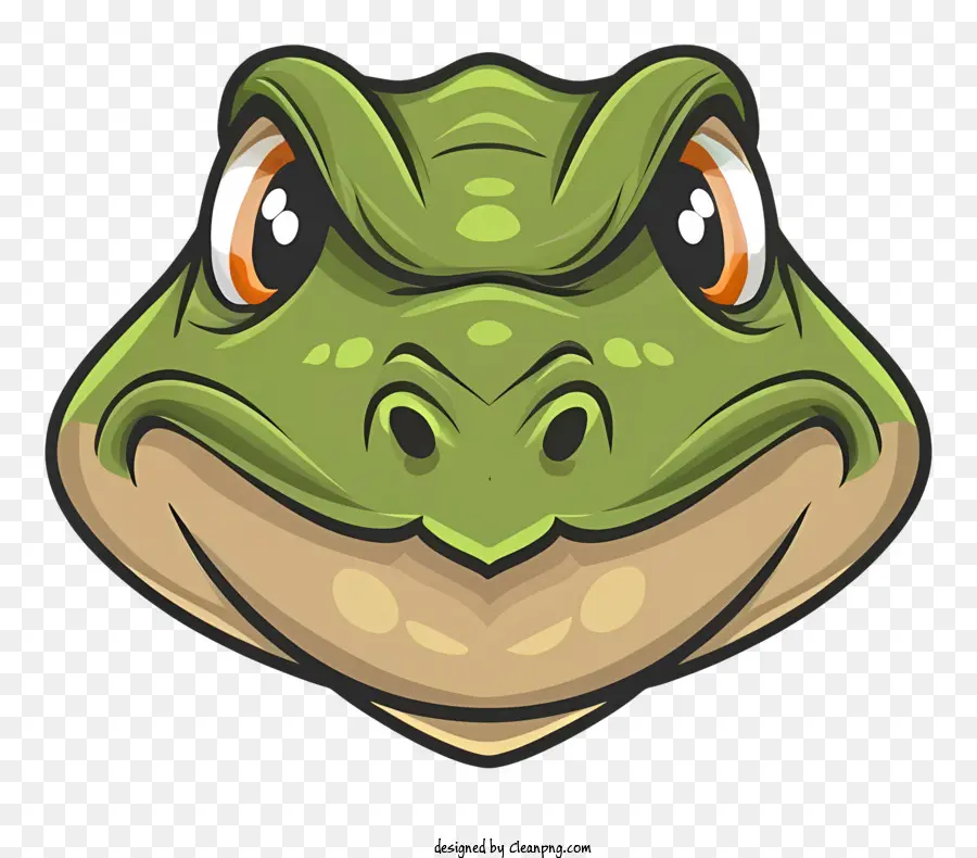 cartoon lizard smiling lizard green lizard lizard head big eyes