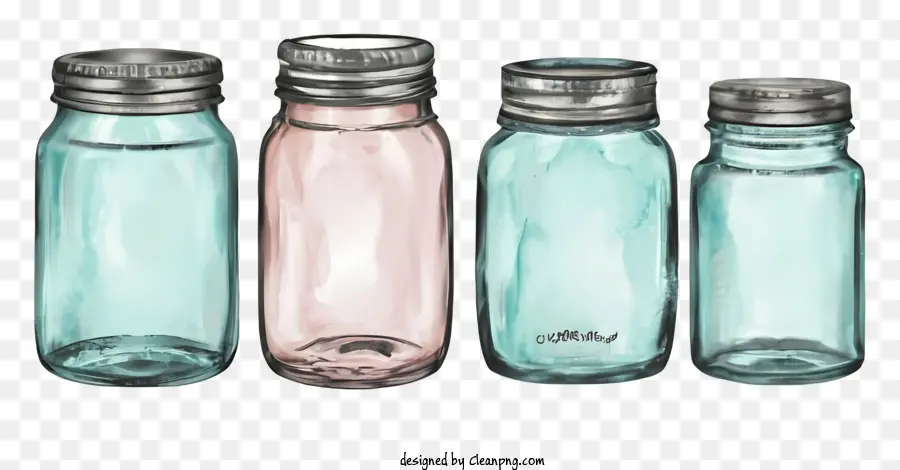 bottiglie di vetro bottiglia rosa bottiglia verde bottiglia trasparente bottiglie - Tre bottiglie di vetro in rosa, blu e verde