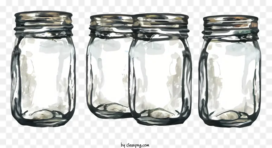 bottiglie di vetro bocconcini fusti bottiglie arrotondate bottiglie in sughero sfondo nero - Set di quattro bottiglie di vetro arrotondate con sughero