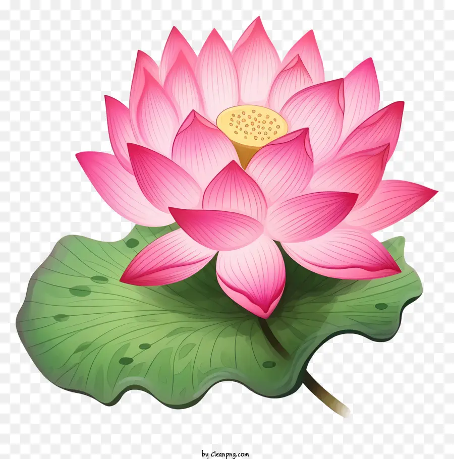 Lotusblüte - Pink Lotus Blume in voller Blüte symbolisiert Reinheit