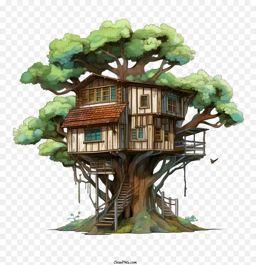 Ngôi nhà trên cây nhà gỗ nhà trên cây - 