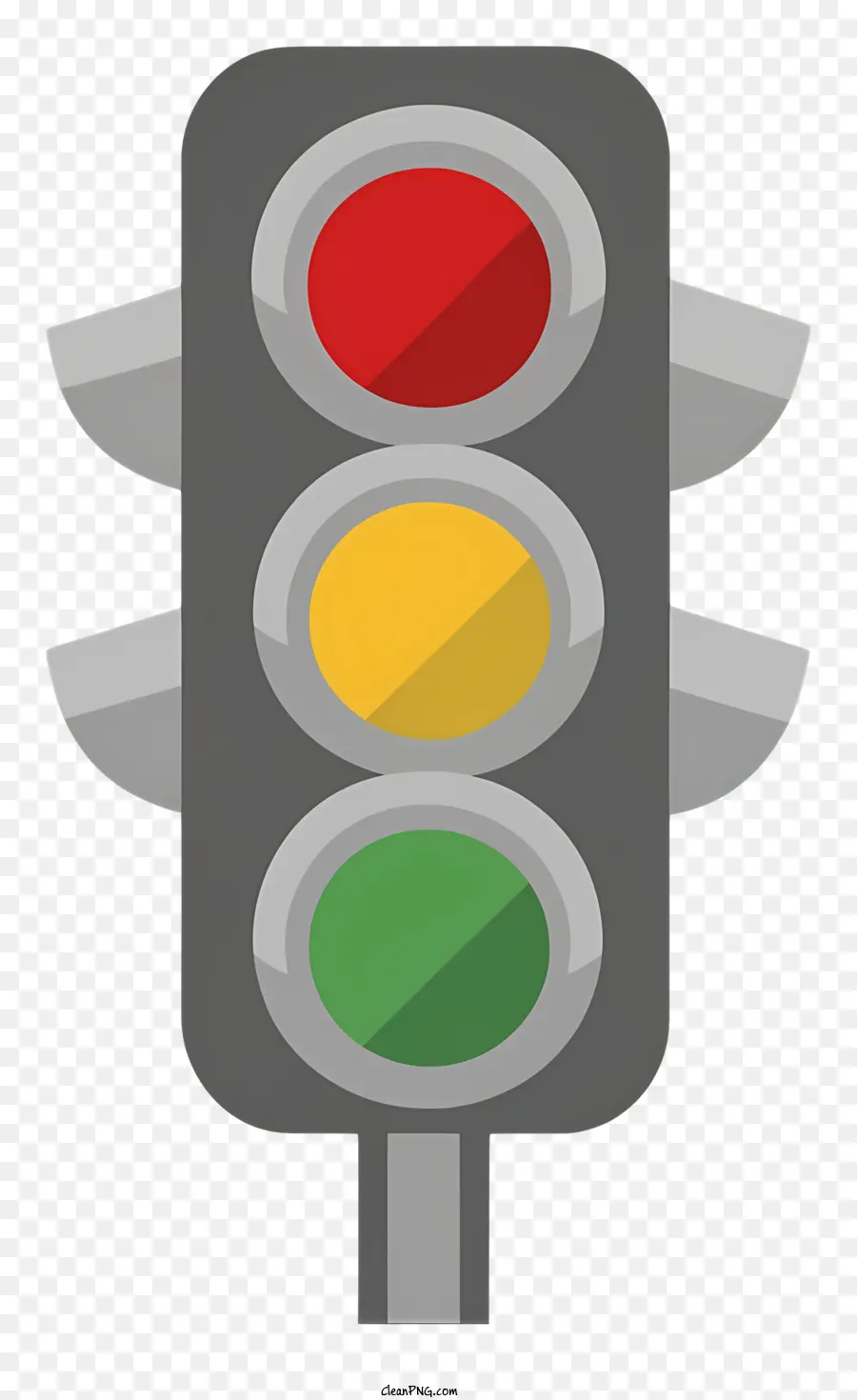 đèn giao thông - Đèn giao thông với đèn đỏ, vàng và xanh